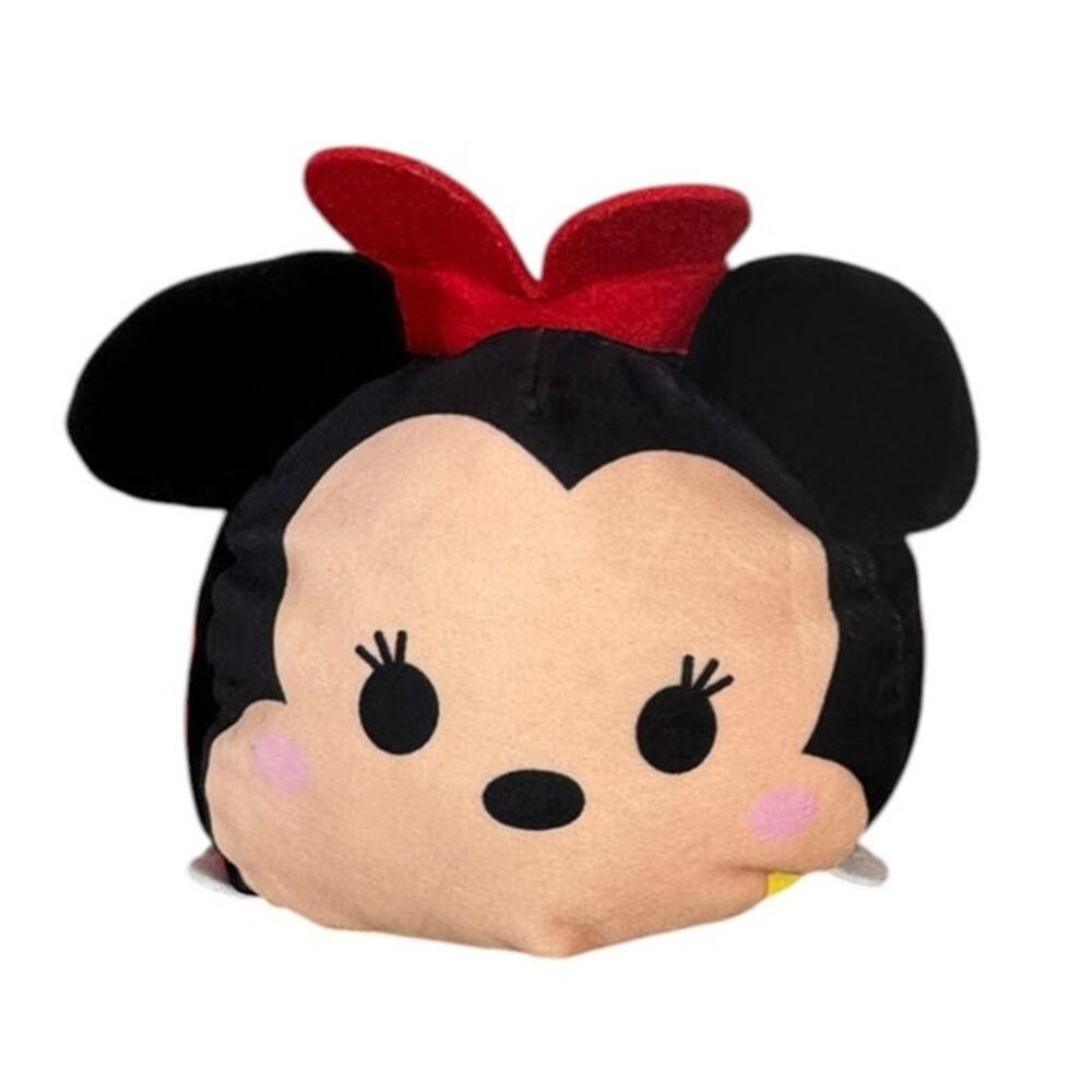 Disney Tsum Tsum Minnie Mouse Plush Red Bow Classic Character Collectible